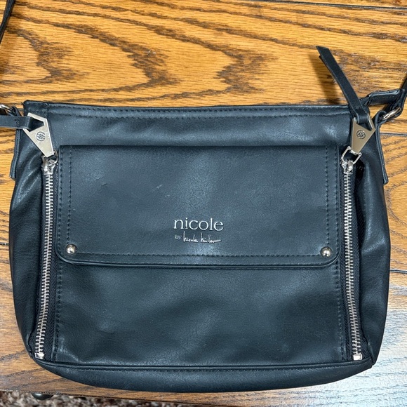 Nicole Miller Handbags - Nicole Miller Elegant Black Crossbody Bag